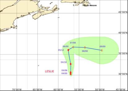 Leslie le 4 octobre 2018